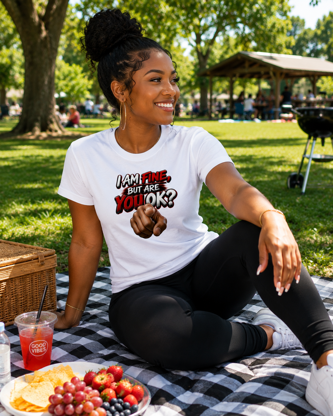 I Am Fine, But Are You OK? Graphic T-Shirt