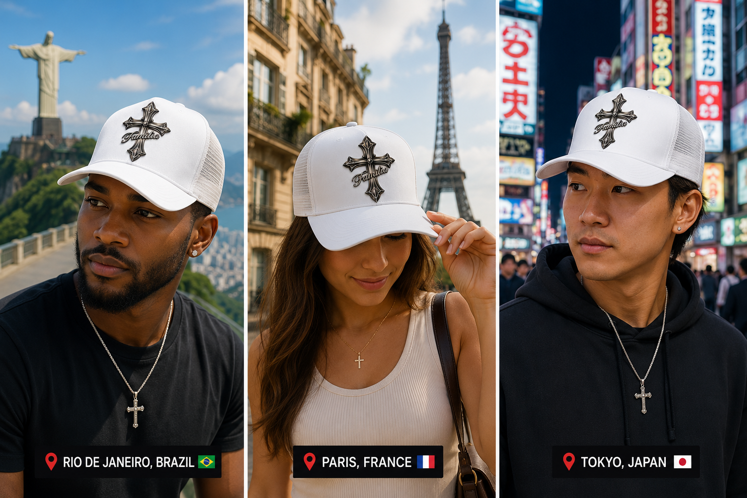 Familia Cross Premium Trucker Hat
