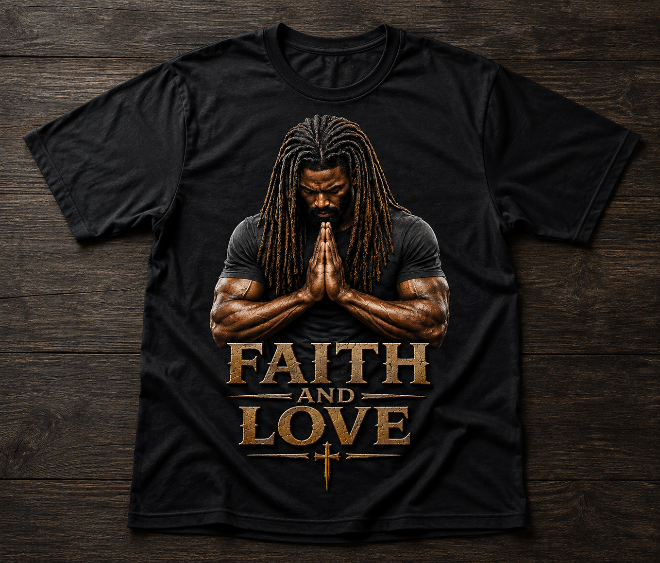 Faith and Love – Premium Christian Graphic T-Shirt
