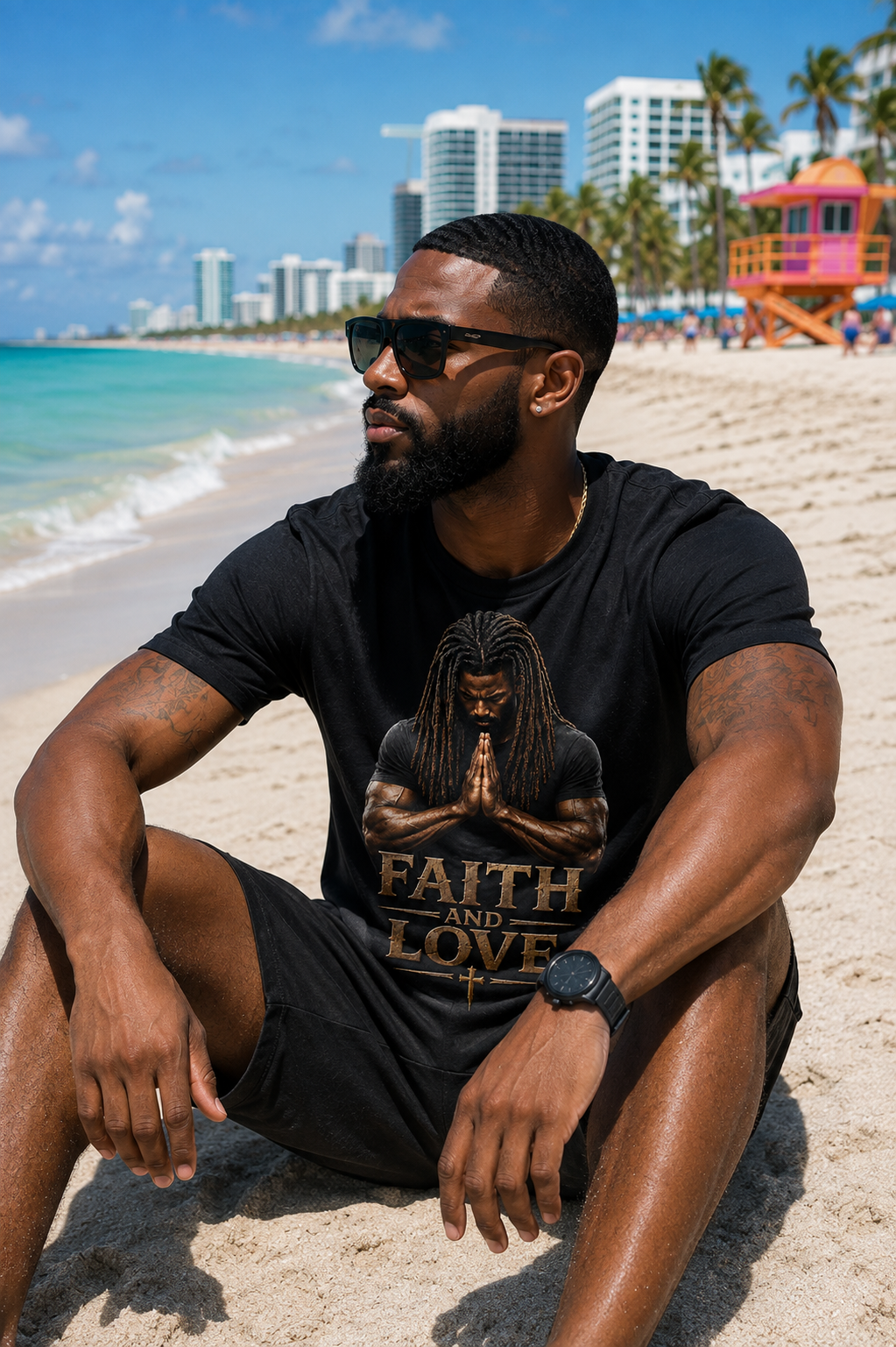 Faith and Love – Premium Christian Graphic T-Shirt