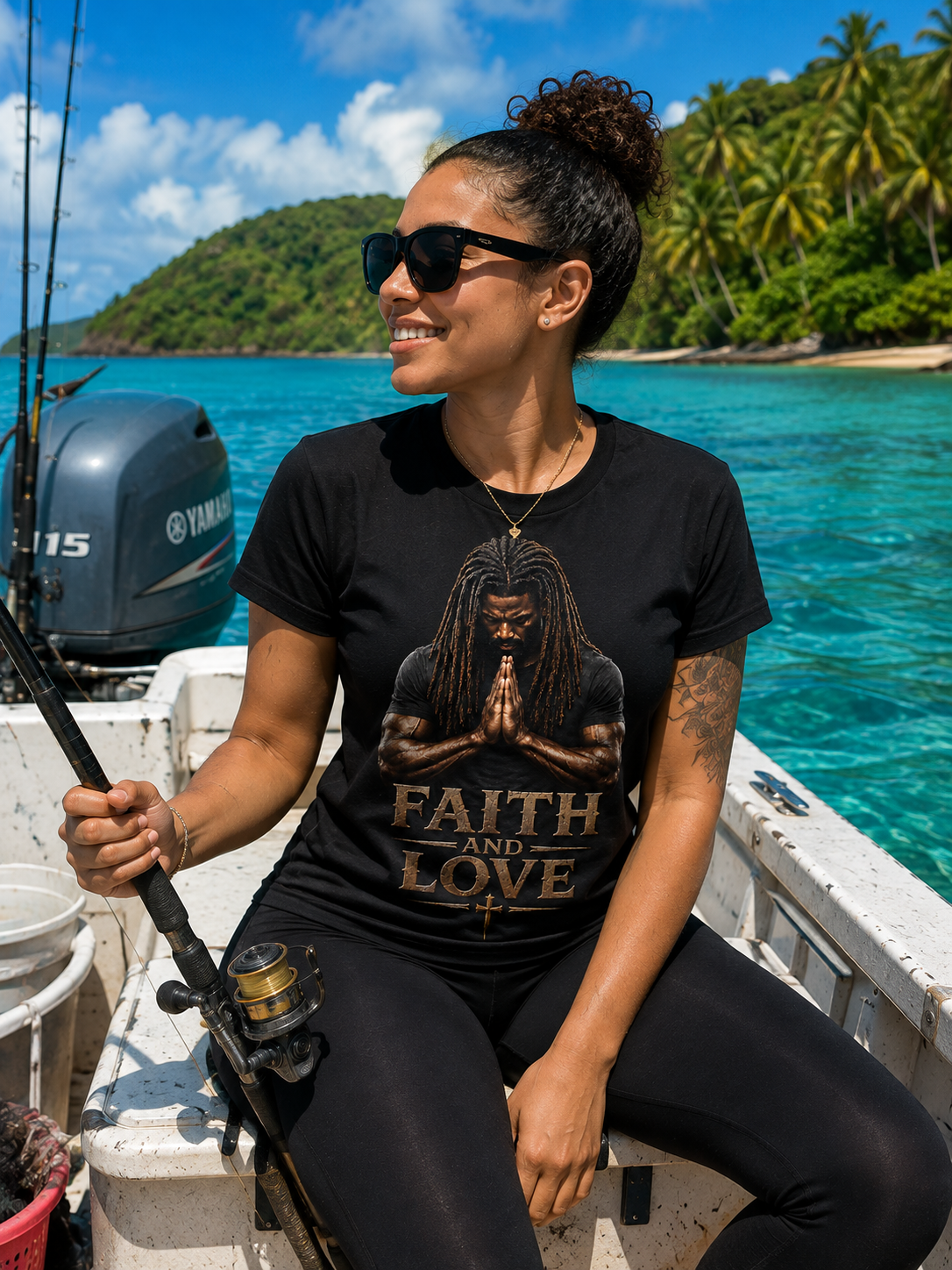 Faith and Love – Premium Christian Graphic T-Shirt