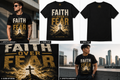 FAITH OVER FEAR – Premium Unisex T-Shirt