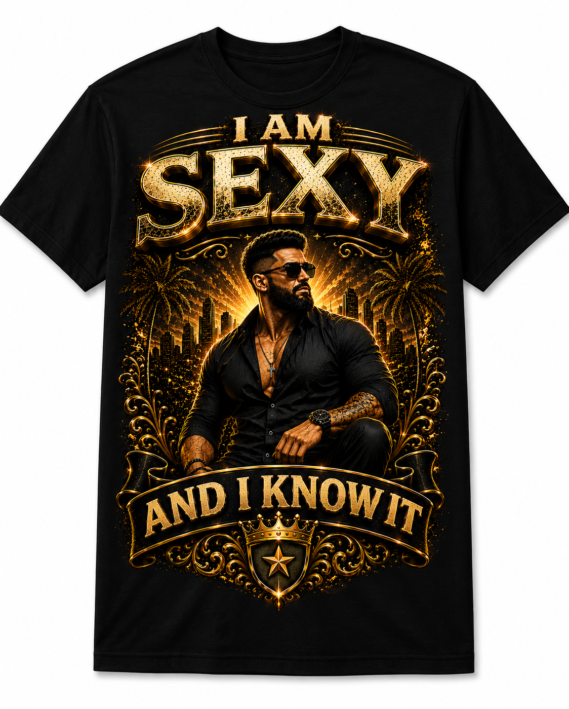 I AM SEXY AND I KNOW IT – Premium Men's Graphic T-Shirt